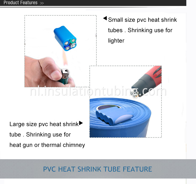 PVC Shrink Tubing for Application